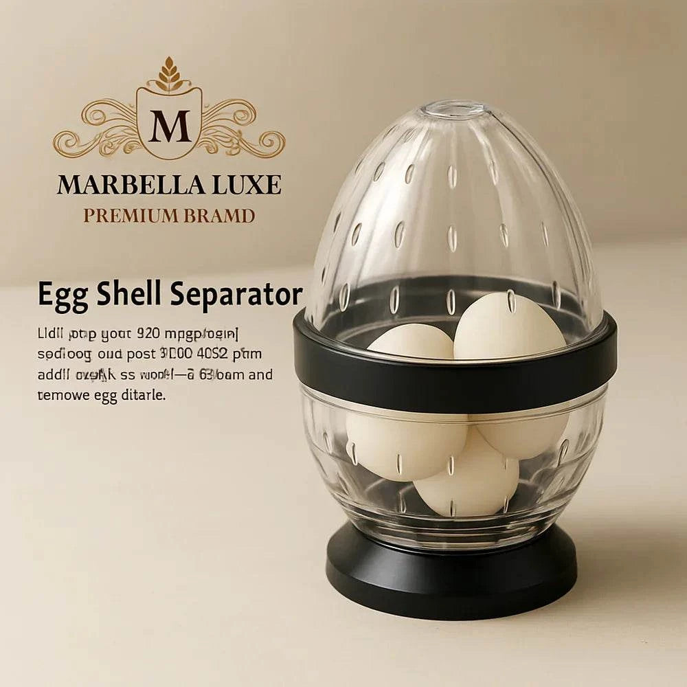 Eggshell Separator 10S Egg Peeling Kitchen Restaurant Cooking Machin - Marbella luxe Ltd