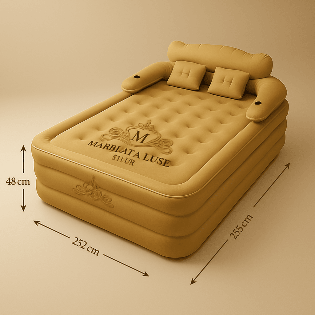 Outdoor Air Mattress Single Foldable Air Bed - Marbella luxe Ltd