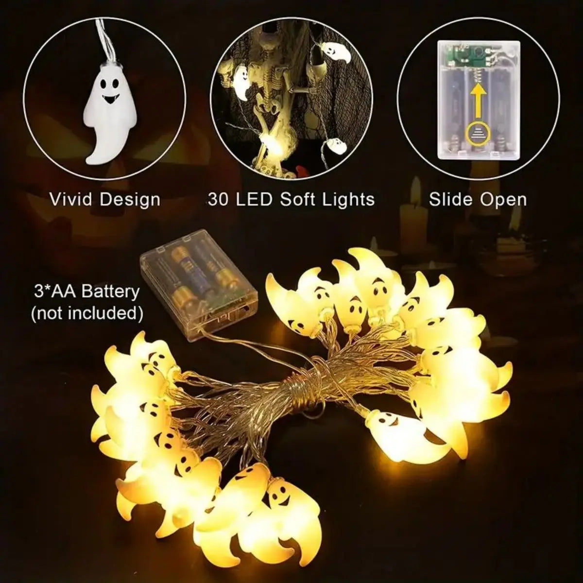 Lights Ghost Halloween Decoration