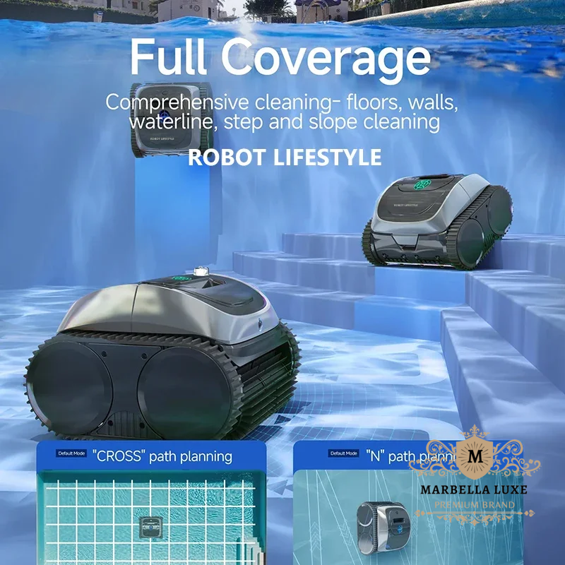 Marbella Luxe Wireless Robotic Pool Cleaner