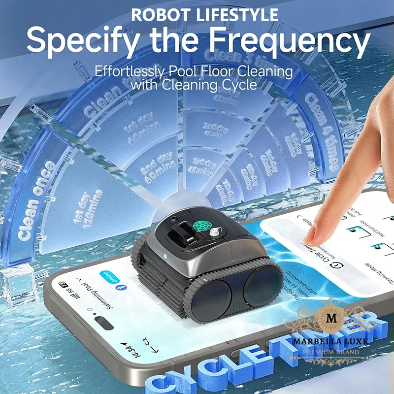 Marbella Luxe Wireless Robotic Pool Cleaner