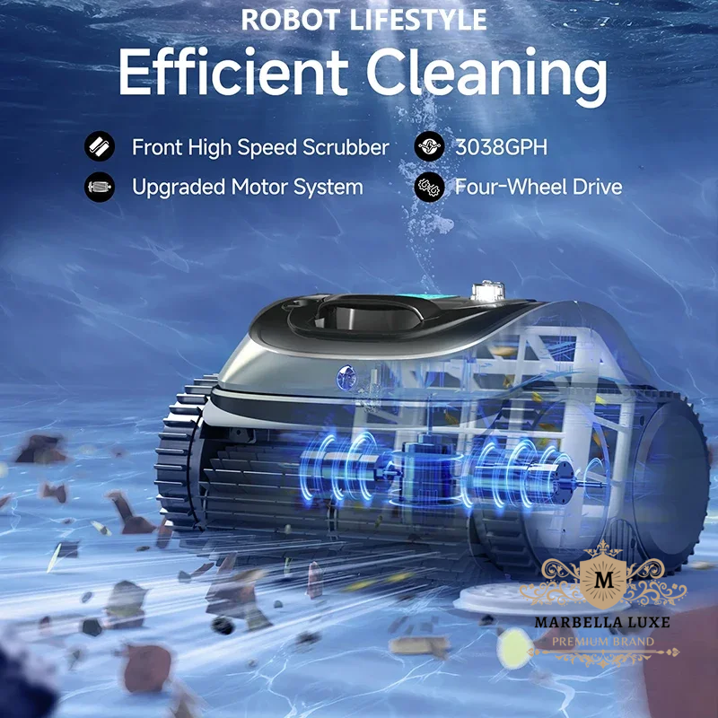 Marbella Luxe Wireless Robotic Pool Cleaner