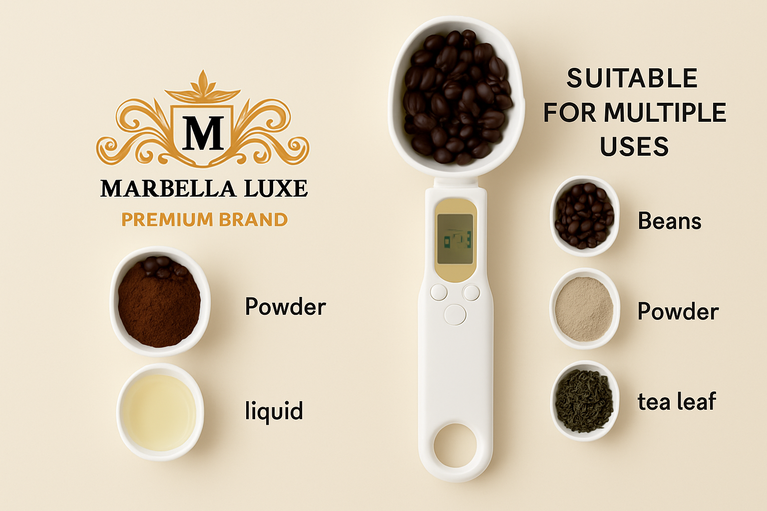 Marbella Luxe Digital Weighing Spoon