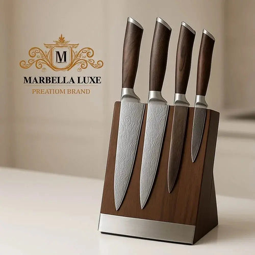 Artisanal Japanese Knife Set - Marbella luxe Ltd