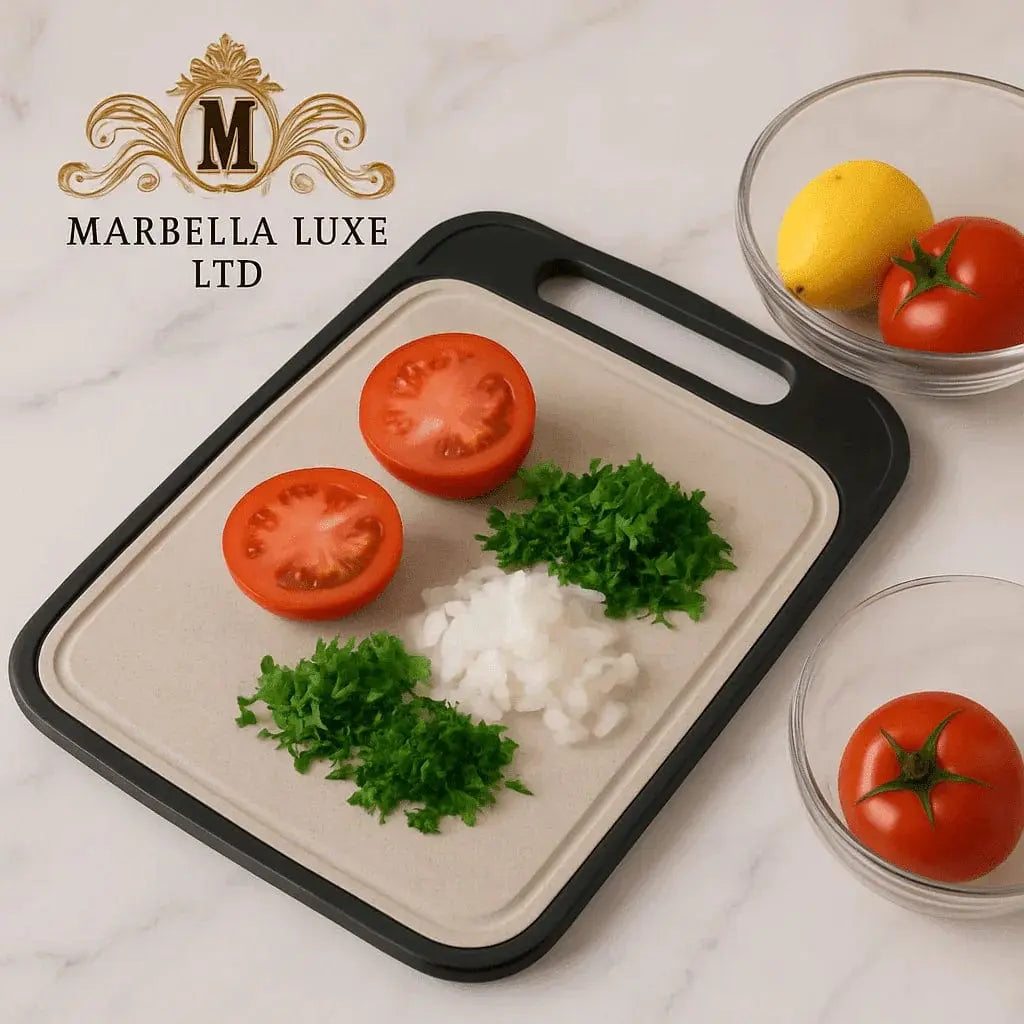 Dual-Surface Stainless Steel Cutting Board - Marbella luxe Ltd
