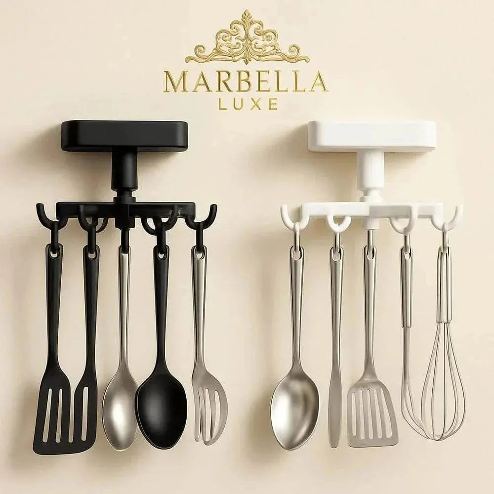 Marbella Luxe Rotating Hook Organizer - Marbella luxe Ltd