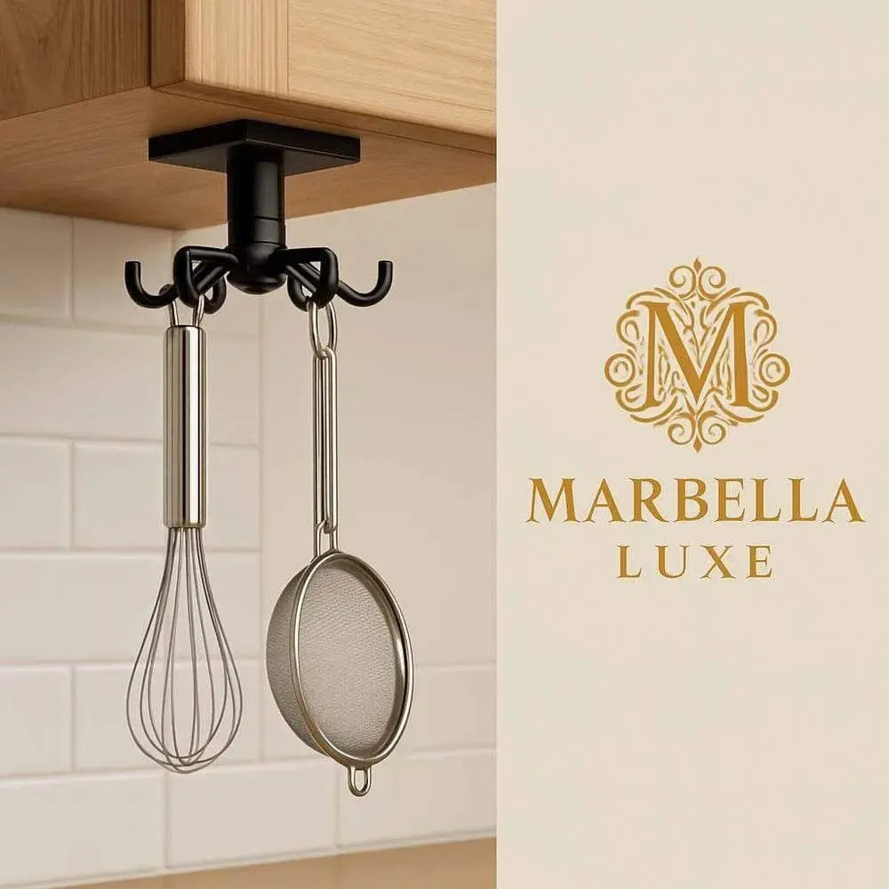 Marbella Luxe Rotating Hook Organizer - Marbella luxe Ltd
