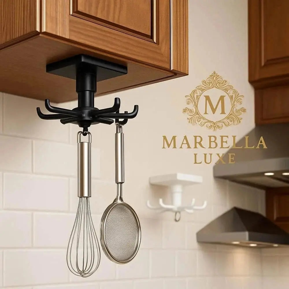 Marbella Luxe Rotating Hook Organizer - Marbella luxe Ltd