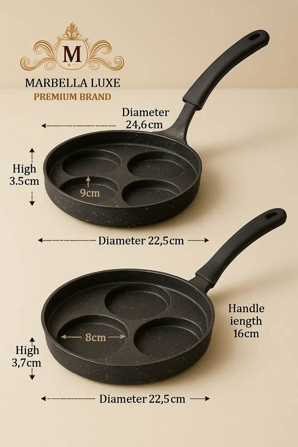 Medical Stone Frying Pan Domestic Cooking Range Universal Pan - Marbella luxe Ltd