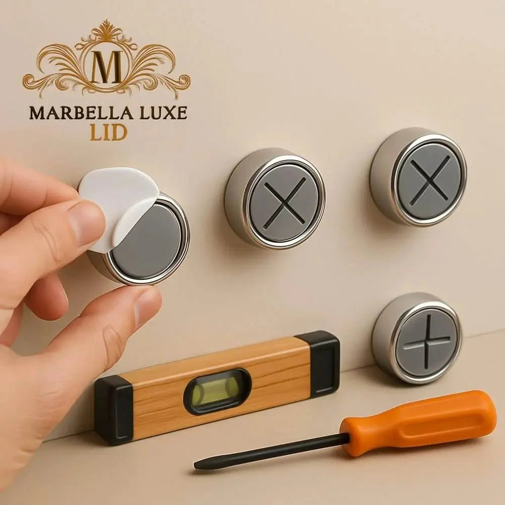 Marbella Luxe Adhesive Towel Holder - Marbella luxe Ltd