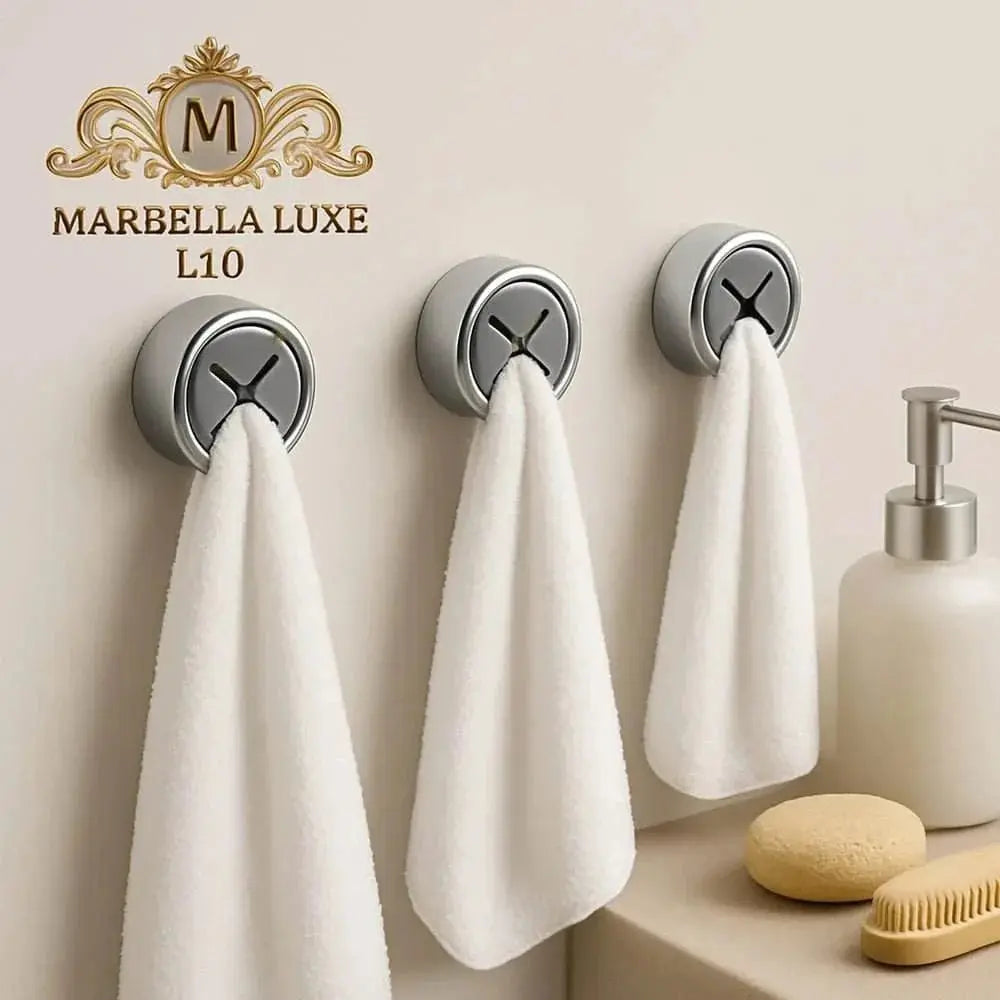Marbella Luxe Adhesive Towel Holder - Marbella luxe Ltd