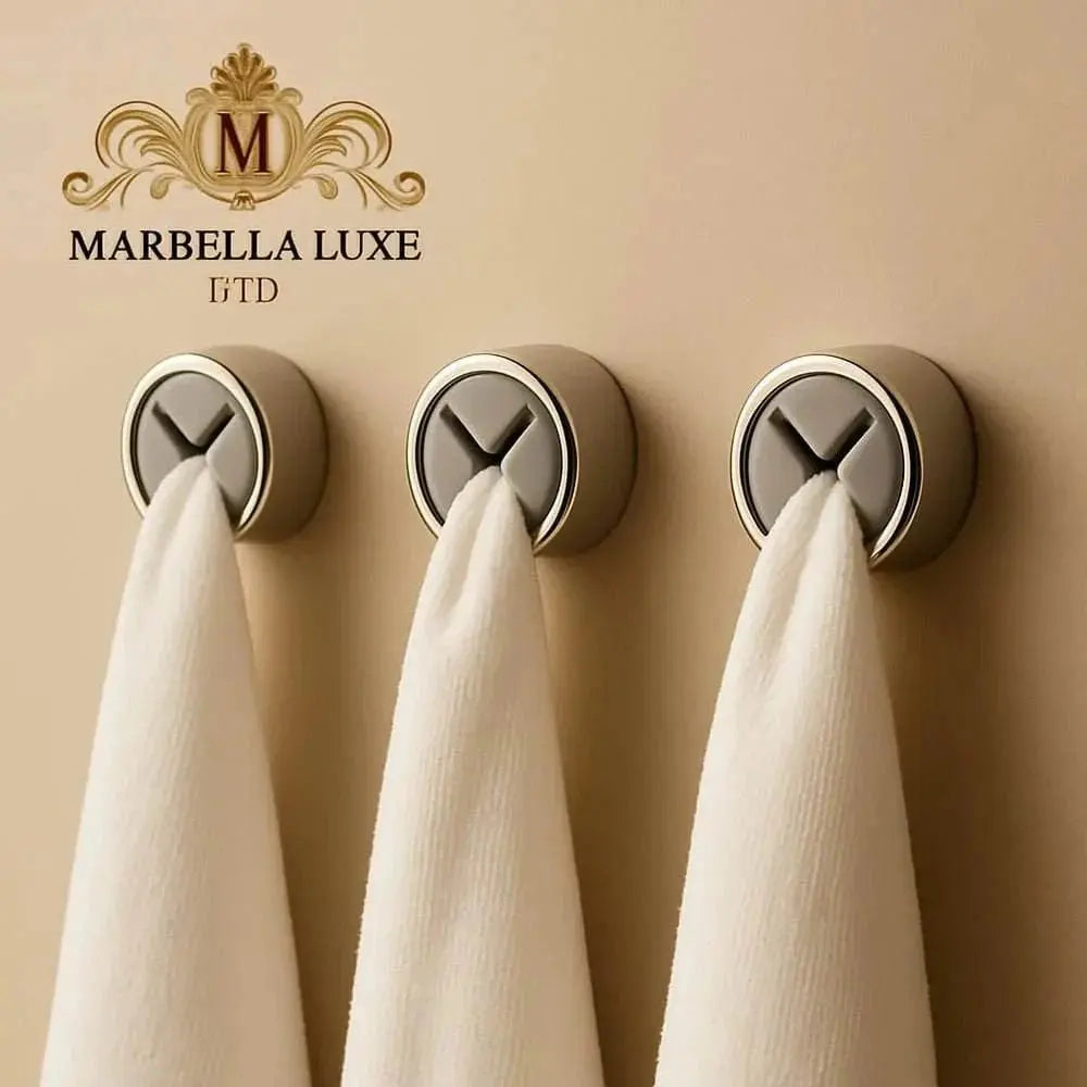 Marbella Luxe Adhesive Towel Holder - Marbella luxe Ltd